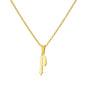 Funky A-Z Letter Pendant Necklace