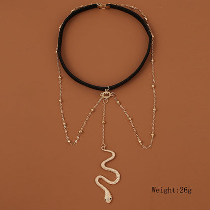 Snake Pendant Leg Chain