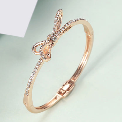 Rose Gold Bow Bracelet