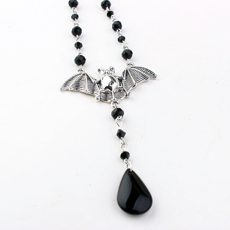 Gothic Bat Necklace