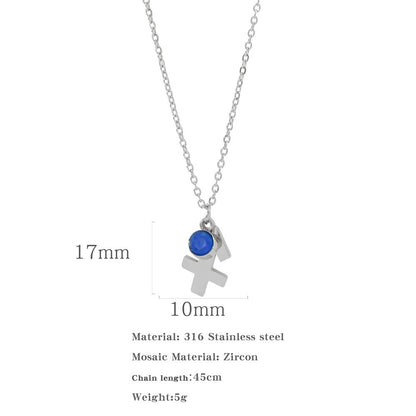 Zircon Constellation Zodiac Necklace
