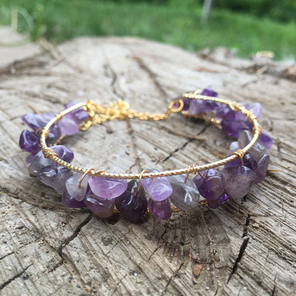 Natural Crystal Beads Bracelet