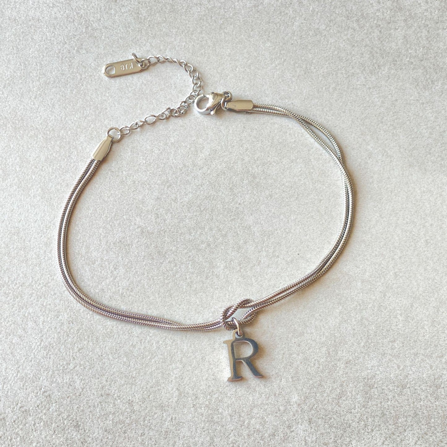 A-Z Love Knot Bracelets