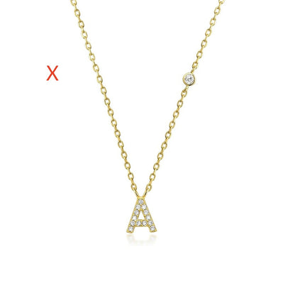 Luxury Gold A-Z 26 Letters Necklace