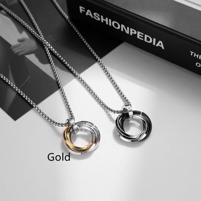 Casual Ring Pendant Necklaces