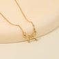 Sweet Light Luxury Bow Necklace for