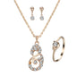 Heart Pendant Jewellery Set