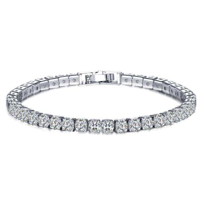 Cubic Zirconia Tennis Bracelet