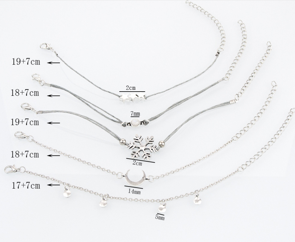 Vintage Bead Charm Bracelet Sets