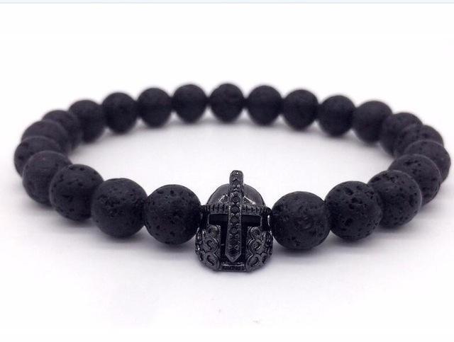Men's Crown & Medieval Helmet Bracelet