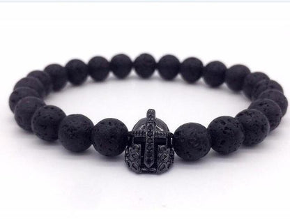 Men's Crown & Medieval Helmet Bracelet