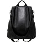 Large Capacity Leather Backpack