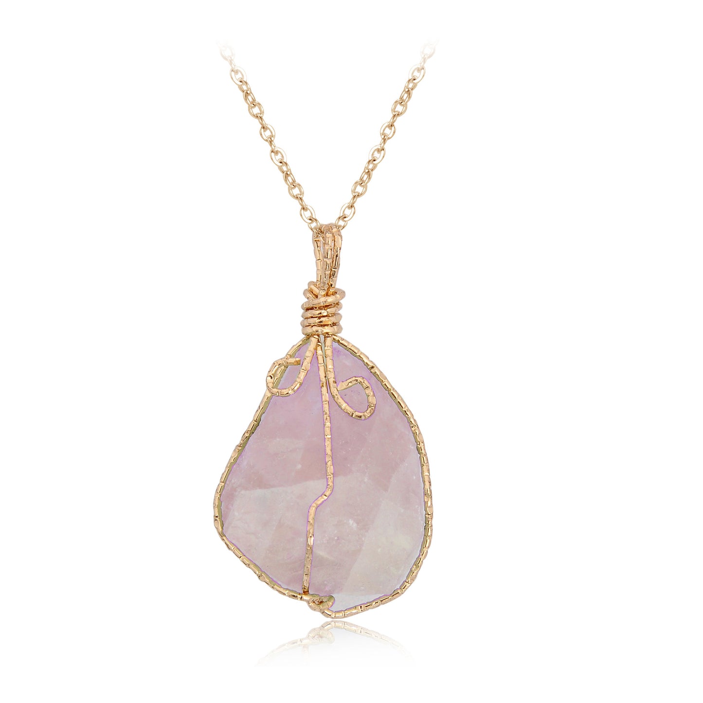 Natural Stone Pendant Necklace