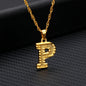 26 Letters Gold-Plated Pendant Necklace