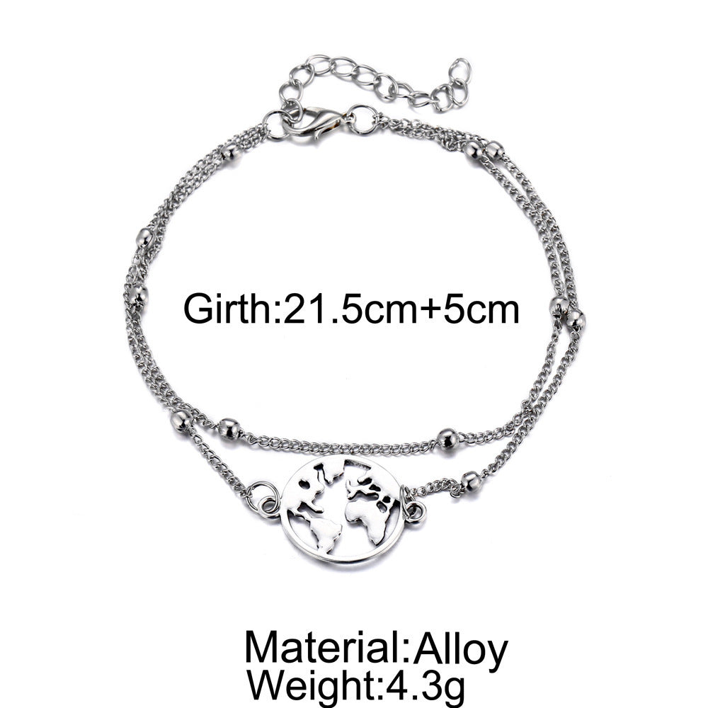 Three-Piece Anklet Set