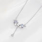 Cute Fish Kiss Zircon Necklace