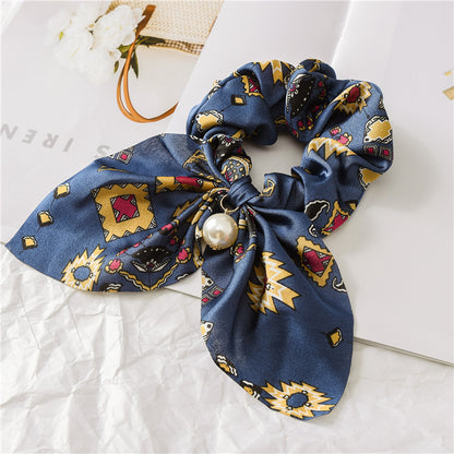 Pearl Pendant Bow Hair Band