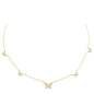 Gold Butterfly Clavicle Chain Necklace