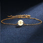 Adjustable Gold A-Z Letter Bracelet