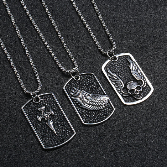 Dog Tag Style Chain