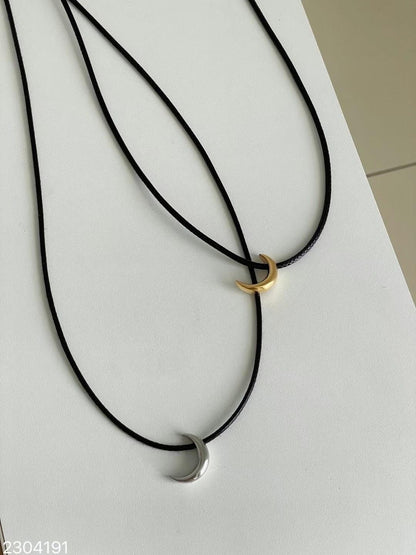 Ins Style Simple Moon Necklace