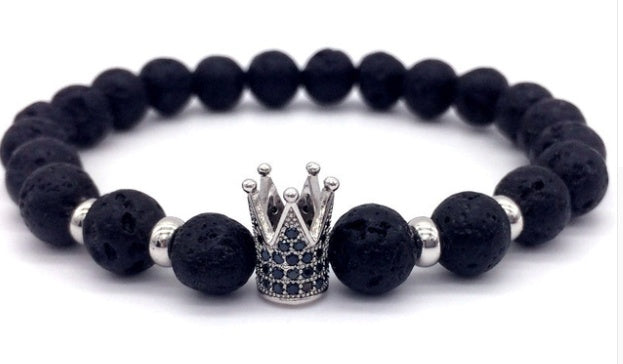Men's Crown & Medieval Helmet Bracelet