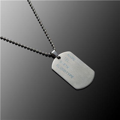 Men's Dog Tag Chains