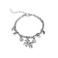 Unicorn Charms Bracelet with Moon & Star Pendants