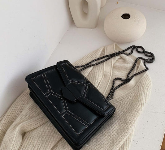 Rivet Chain Small Crossbody Bags