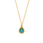 Minimalistic Water Drops Opal Earrings & Necklace