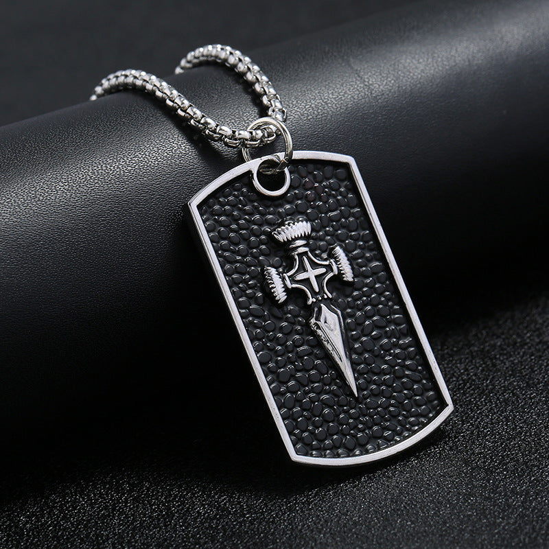 Dog Tag Style Chain