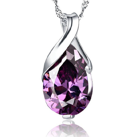 Purple Amethyst Necklace