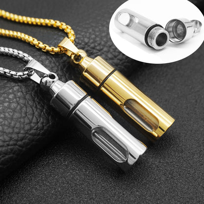 Perfume Bottle Pendant Necklace