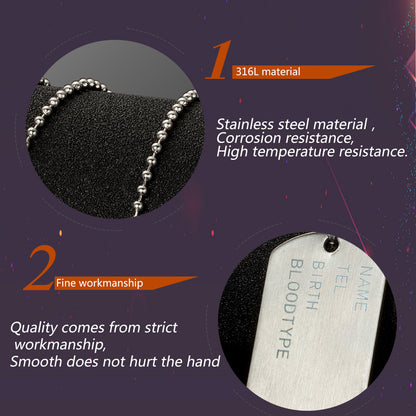 Men's Dog Tag Chains
