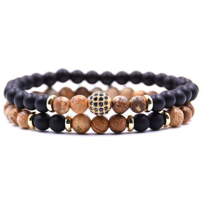 Natural Stone Bracelet Set