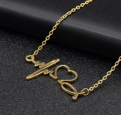 Heartbeat Necklace for Women