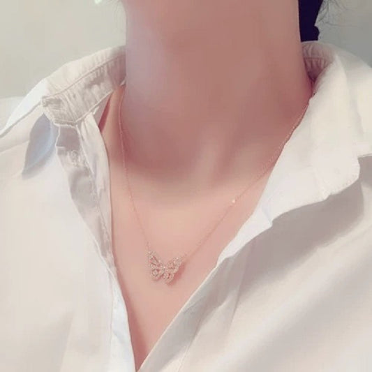 Butterfly Pendant Necklace
