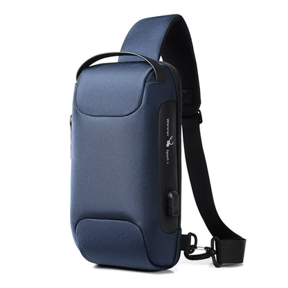 Waterproof USB Crossbody Shoulder Sling Bag