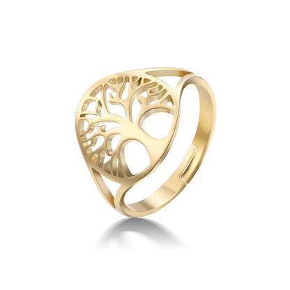 Tree of Life Adjustable Ring