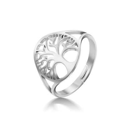 Tree of Life Adjustable Ring
