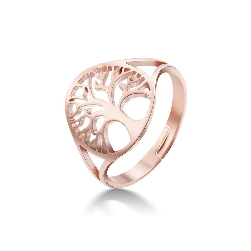 Tree of Life Adjustable Ring