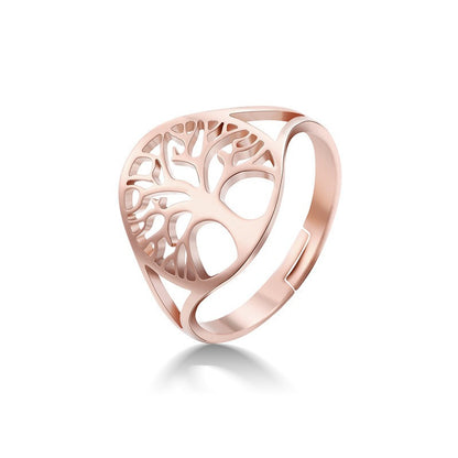 Tree of Life Adjustable Ring