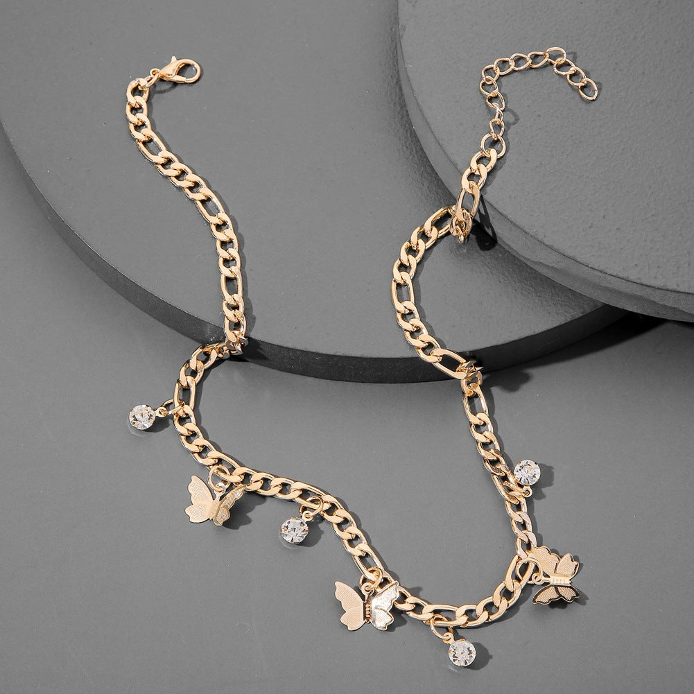 Butterfly Metal Clavicle Necklace - Elegant Stylish Jewellery for Women