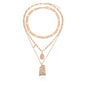 Multi-Layered Pearl Necklace
