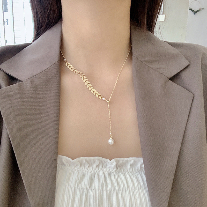 Wheat Ear Clavicle Necklace