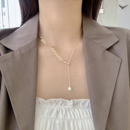 Wheat Ear Clavicle Necklace