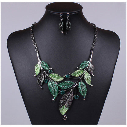 Colourful Leaves Necklace