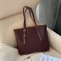 Tote Bag, Light Brown & Dark Brown