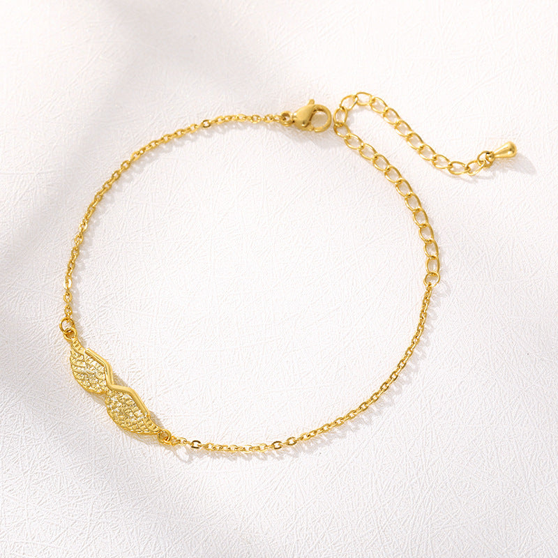 Angel Wing Charm Bracelet