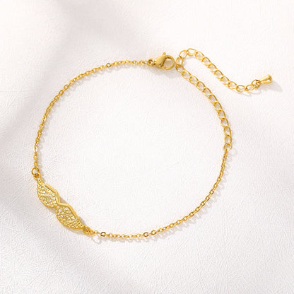 Angel Wing Charm Bracelet